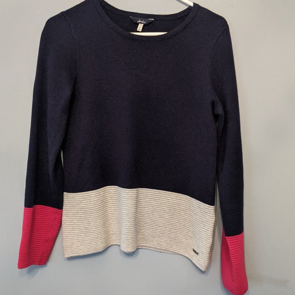 Joules color block sweater
